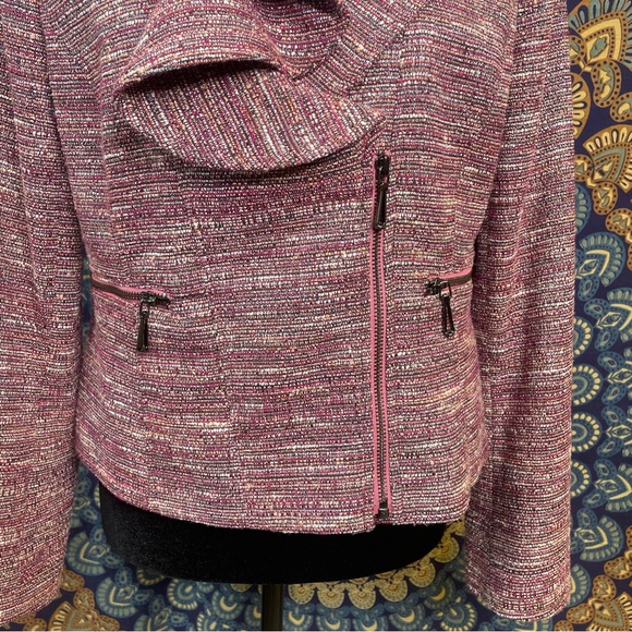 Nicole Miller marbled pink suit jacket - Picture 4 of 12